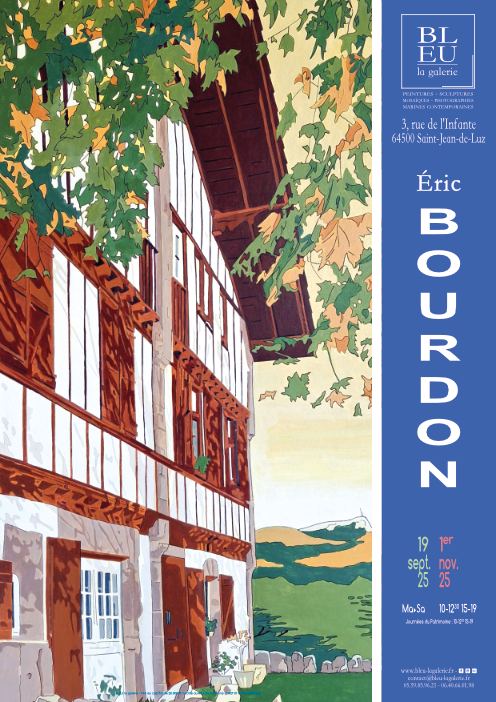 affiche expo Eric Bourdon